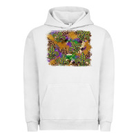 Pigment Lunar Rock mardi gras plaid purple glitter background Urban Hoodie - FaDigitalArtStudio