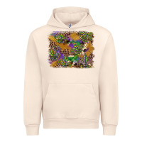 Sandshell mardi gras plaid purple glitter background Urban Hoodie - FaDigitalArtStudio