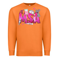 Carrot breast cancer msa medical support assistant Premium Sweatshirt - texasbilliewilder