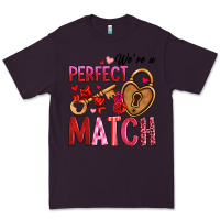 Plum we're a perfect match Premium Tee - OliviaCreatesArt