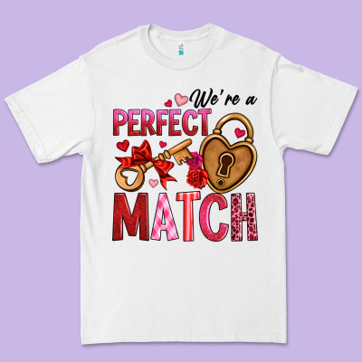 We're A Perfect Match Premium Tee Designed By Oliviacreatesart