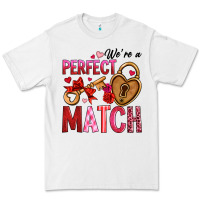 White we're a perfect match Premium Tee - OliviaCreatesArt
