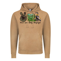 Vintage Camel Leopard Peace Love Baby Chimpanzee Vintage Hoodie - LillyAllenDesigns