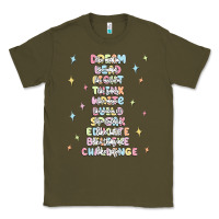 Army Green jesus names believe Classic Tee - MaliasSmallBusiness