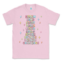 Bubblegum Pink jesus names believe Classic Tee - MaliasSmallBusiness