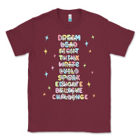 Burgundy jesus names believe Classic Tee - MaliasSmallBusiness
