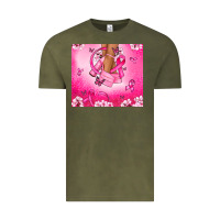 Vintage Olive Breast Cancer diva Vintage Tee - NancyCooperArtShop
