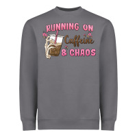 Storm running on caffeine & chaos Heavyweight Sweatshirt - MaliasSmallBusiness