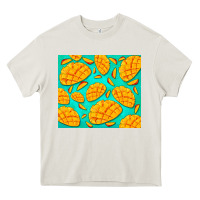 Cream mango Heavy Core Tee - BarkalooDesign