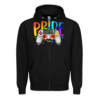 Black pride gaymer Zipper Hoodie - Artiststas