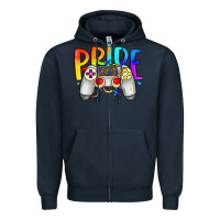Navy pride gaymer Zipper Hoodie - Artiststas