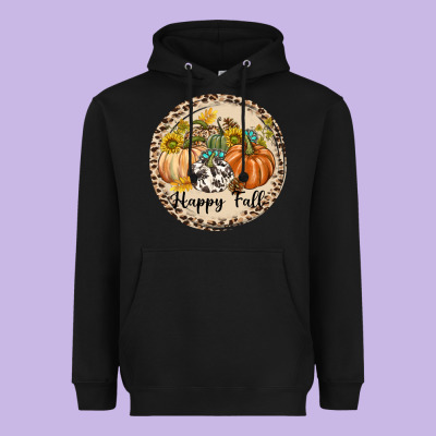 Happy Fall Heavyweight Hoodie Designed By Texasbilliewilder