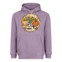 Lavender Happy Fall Heavyweight Hoodie - texasbilliewilder