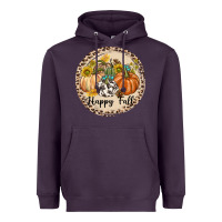 Plum Happy Fall Heavyweight Hoodie - texasbilliewilder