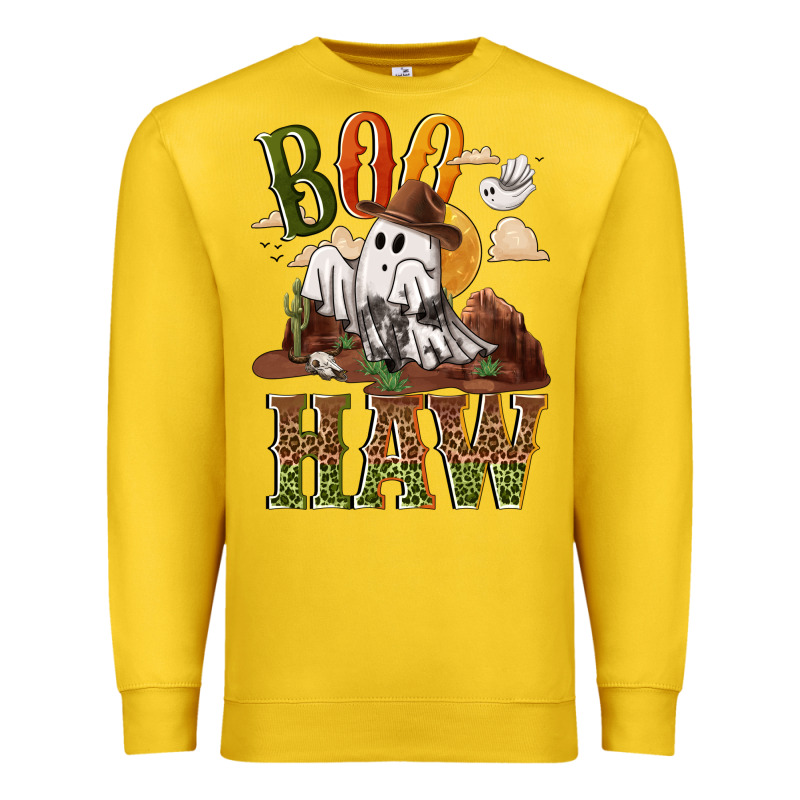 Boo Haw Premium Sweatshirt by NancyCooperArtShop | Teevron