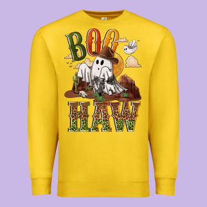 Boo Haw Premium Sweatshirt Designed By Nancycooperartshop