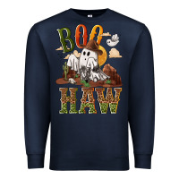 Navy Boo haw Premium Sweatshirt - NancyCooperArtShop
