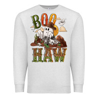Oatmeal Heather Boo haw Premium Sweatshirt - NancyCooperArtShop