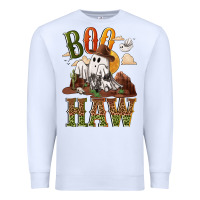 White Boo haw Premium Sweatshirt - NancyCooperArtShop
