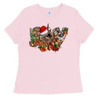 Christmas Joy Highland Cow Ladies Tee | Teevron