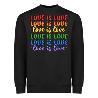 Black love is love lgbtq Heavyweight Sweatshirt - MaliasSmallBusiness