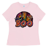 Bubblegum Pink boo Ladies Tee - JahusDesignShop