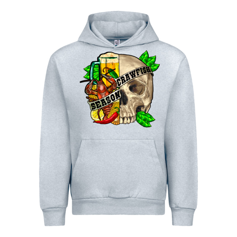 Skull Crawfish Season Urban Hoodie by FaDigitalArtStudio | Teevron