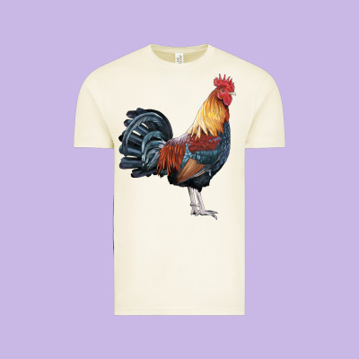 New Hampshire Red Rooster Vintage Tee Designed By Lillyallendesigns