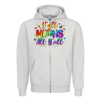 Dove Grey y all means all y all Zipper Hoodie - Artiststas