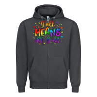 Smoke y all means all y all Zipper Hoodie - Artiststas