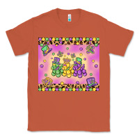 Copper mardi gras bead dogs Classic Tee - MaliasSmallBusiness