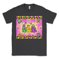 Smoke mardi gras bead dogs Classic Tee - MaliasSmallBusiness