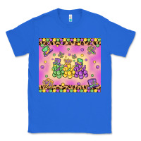 True Royal mardi gras bead dogs Classic Tee - MaliasSmallBusiness