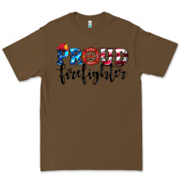 Cacao proud firefighter Premium Tee - HRA Design Shop