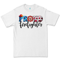 White proud firefighter Premium Tee - HRA Design Shop