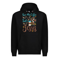 Black give me coffee with a side of jesus Premium Hoodie - JahusDesignShop