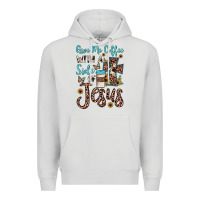 Dove Grey give me coffee with a side of jesus Premium Hoodie - JahusDesignShop