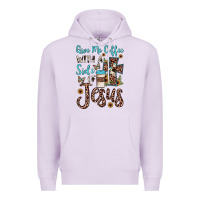 Lilac give me coffee with a side of jesus Premium Hoodie - JahusDesignShop
