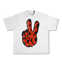 Lunar Rock Ladybug Peace Sign Urban Heavy Tee - Jasminsmagicworld