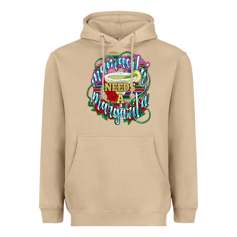 Mamacita Needs A Margarita Heavyweight Hoodie by NancyCooperArtShop | Teevron