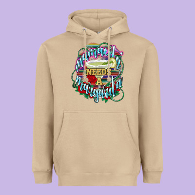Mamacita Needs A Margarita Heavyweight Hoodie Designed By Nancycooperartshop