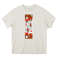 Cream volleyball penwraps Heavy Core Tee - HRA Design Shop