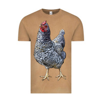 Vintage Camel Dominique Chicken Vintage Tee - LillyAllenDesigns