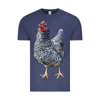Vintage Denim Dominique Chicken Vintage Tee - LillyAllenDesigns