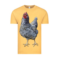 Vintage Mustard Dominique Chicken Vintage Tee - LillyAllenDesigns