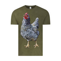 Vintage Olive Dominique Chicken Vintage Tee - LillyAllenDesigns