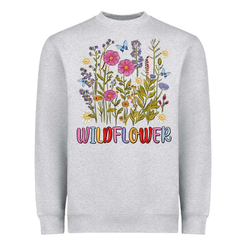 Wildflower Malias Heavyweight Sweatshirt by MaliasSmallBusiness | Teevron