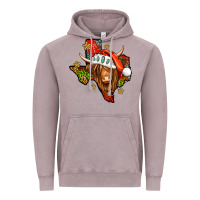 Vintage Zinc Shaggy cow Texas Christmas Vintage Hoodie - Jasminsmagicworld
