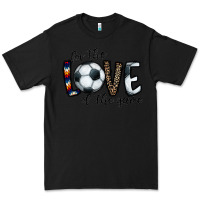 Black for the love of the game socer Premium Tee - CowhideDigitalArt