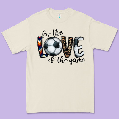 For The Love Of The Game Socer Premium Tee Designed By Cowhidedigitalart